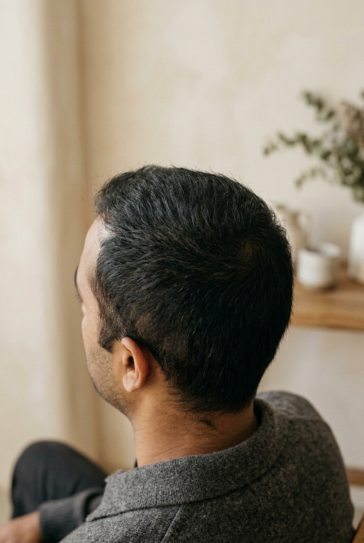Fuller, thicker hair after the ritual